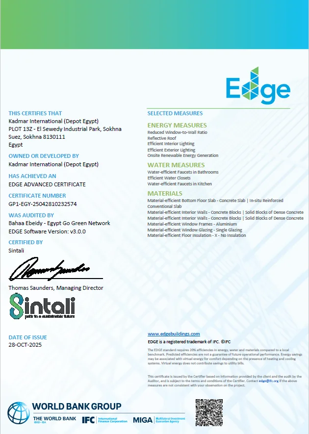 EDGE Advanced Certified facility