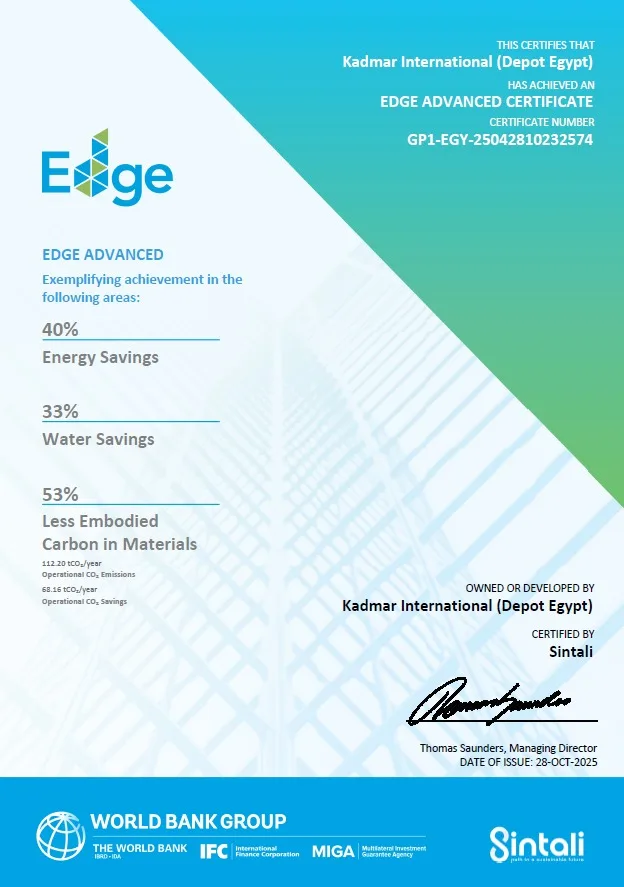 DEPOT EDGE Advanced green building certification